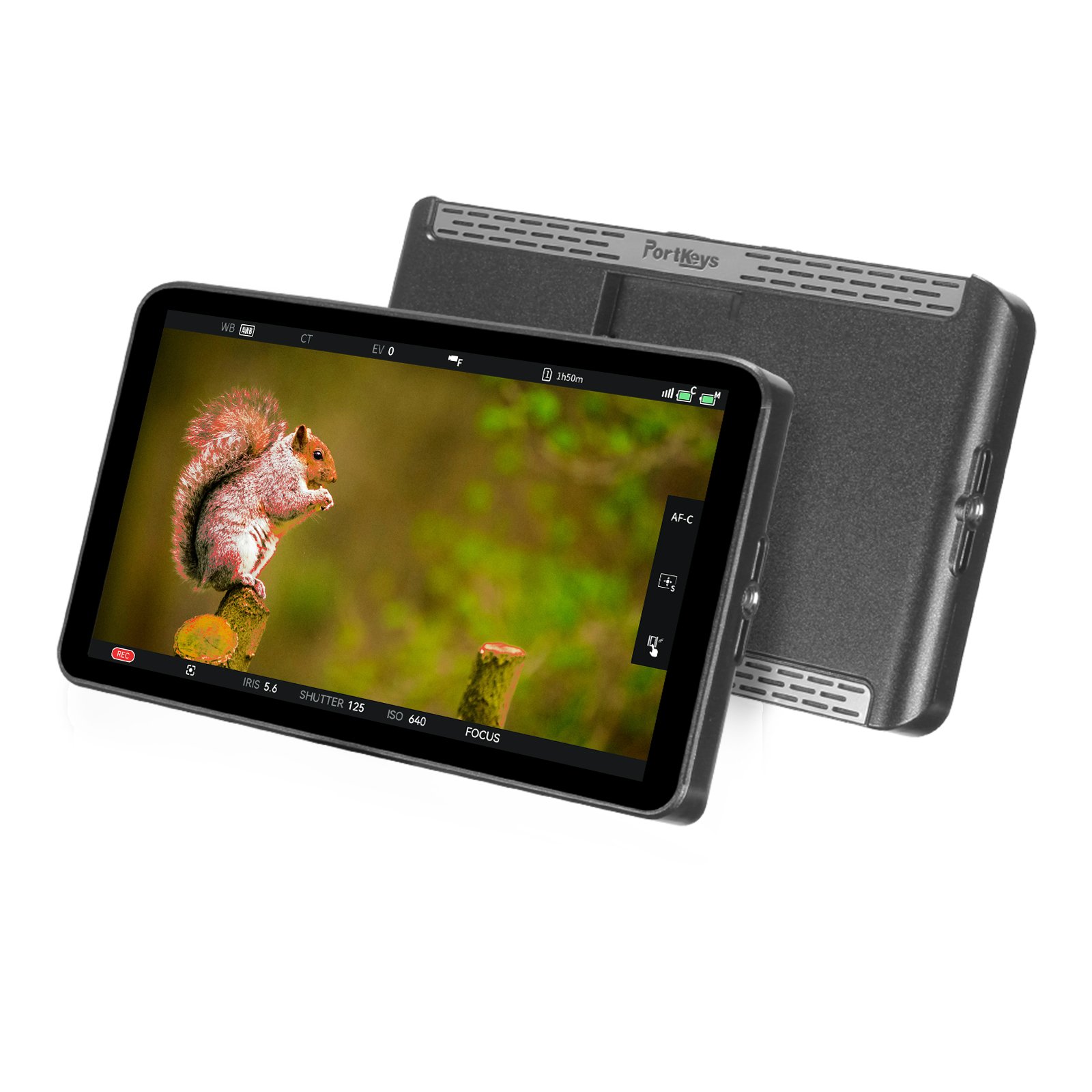Portkeys LH7P 7″ High Brightness Touchscreen Monitor – Support Wireless Control Camera  - Black