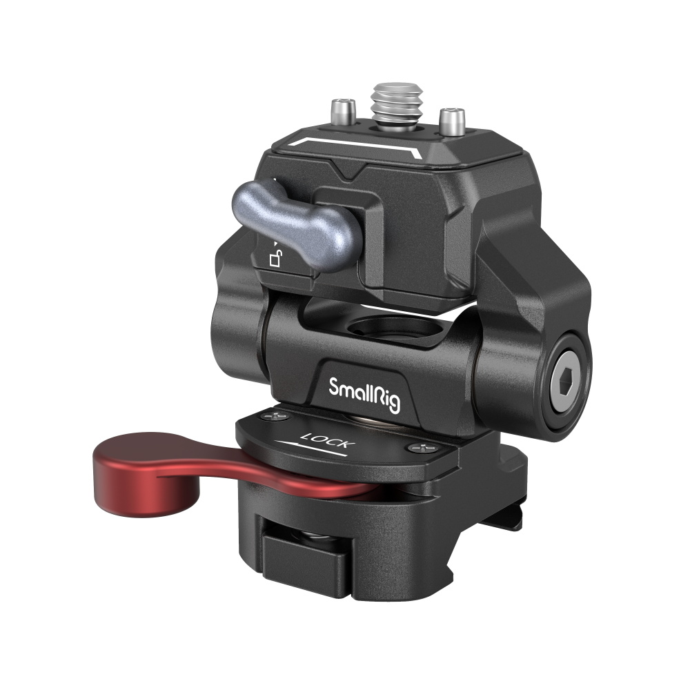 SmallRig Drop-in HawkLock mini Quick Release Monitor Mounting Support with NATO Clamp 3601B