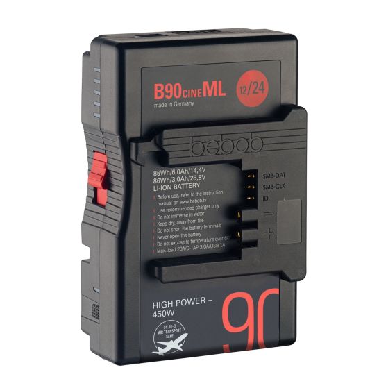 Bebob B90cineML B-Mount Li-Ion Hot Swap High Power Akku 14,4V/28,8V // 86Wh