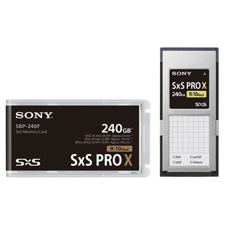 Sony SBP-240F - Professional SxS Pro-X Memory Card 240Gb - Successor of SBP-256E