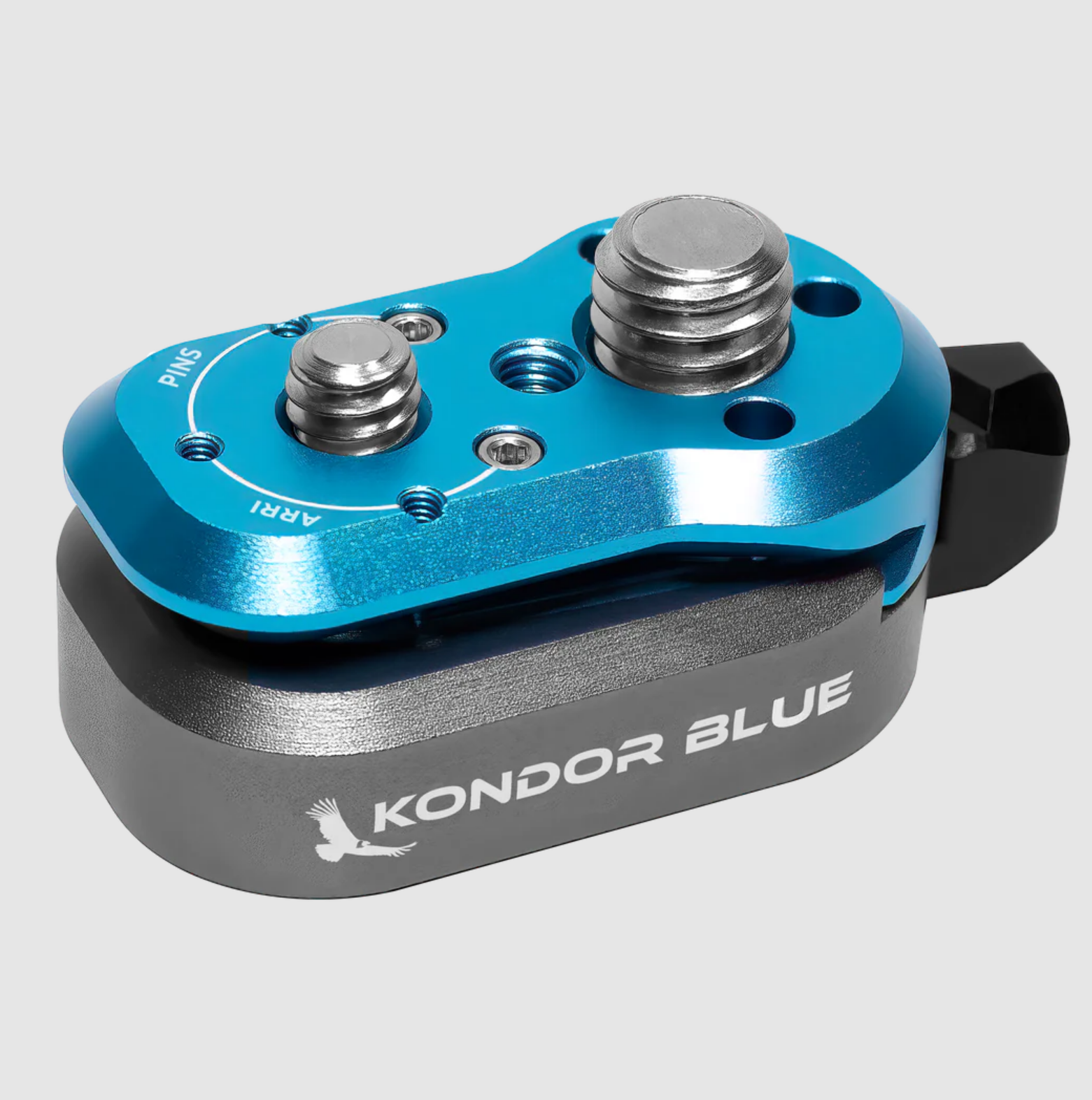 Kondor Blue Mini Lock Quick Release Plates for Professional Camera Workflows (Kondor Blue)