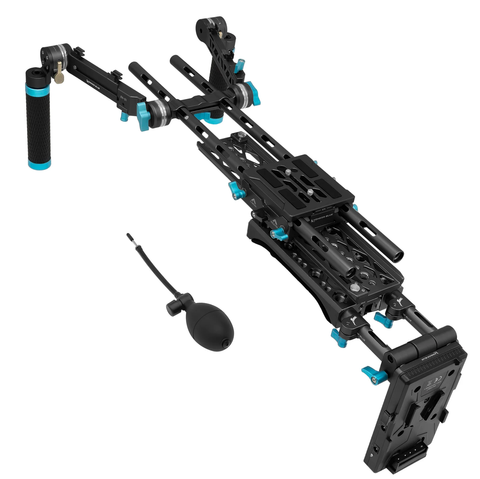 Kondor Blue Shoulder Rig Pro  (V Mount) (Raven Black)