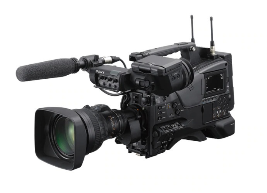 Sony - 4K 3-chip 2/3” CMOS Sensor Shoulder Camcorder with Global Shutter, B4 Mount, Sensitivity F11 