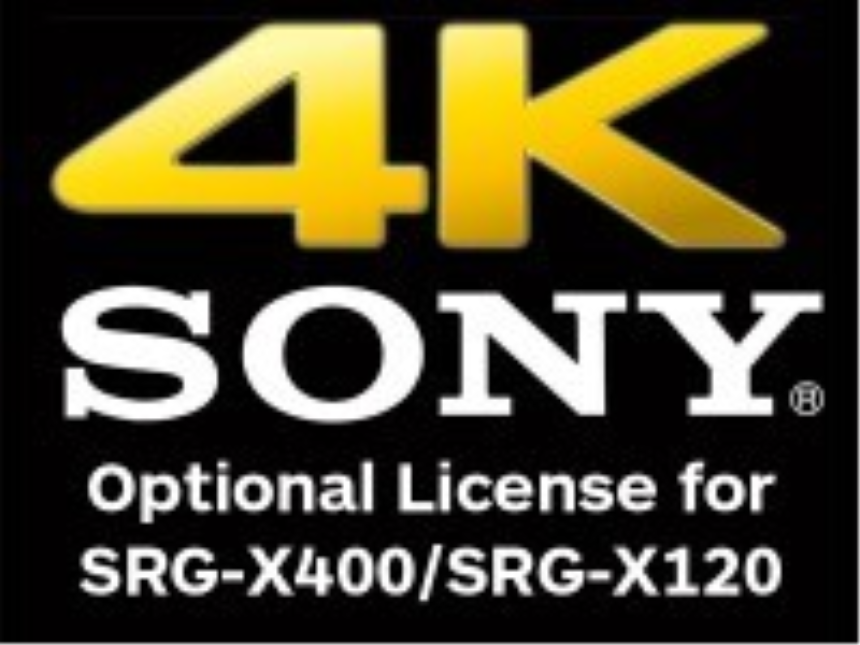 Sony SRGL-4K - 4K permanent License for SRG-X120 &amp;amp; SRG-X400. (Need firmware v2.0)
