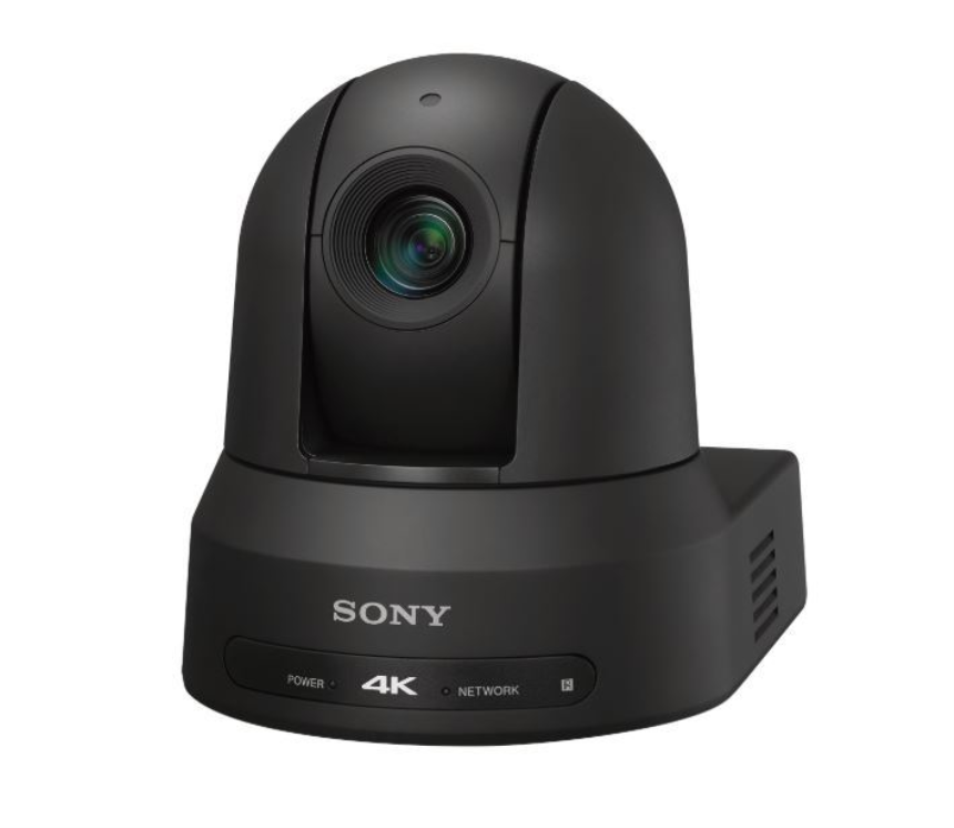 Sony - IP 4K Pan-Tilt-Zoom Camera with NDI&amp;#174;|HX*&amp;#185; capability - Black color includes AC Adaptor