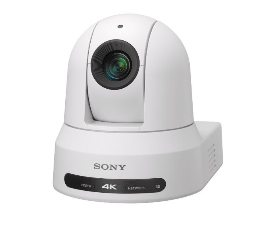 Sony BRC-X400/W - IP 4K Pan-Tilt-Zoom Camera with NDI&amp;#174;|HX*&amp;#185; capability - white color includes AC Ada