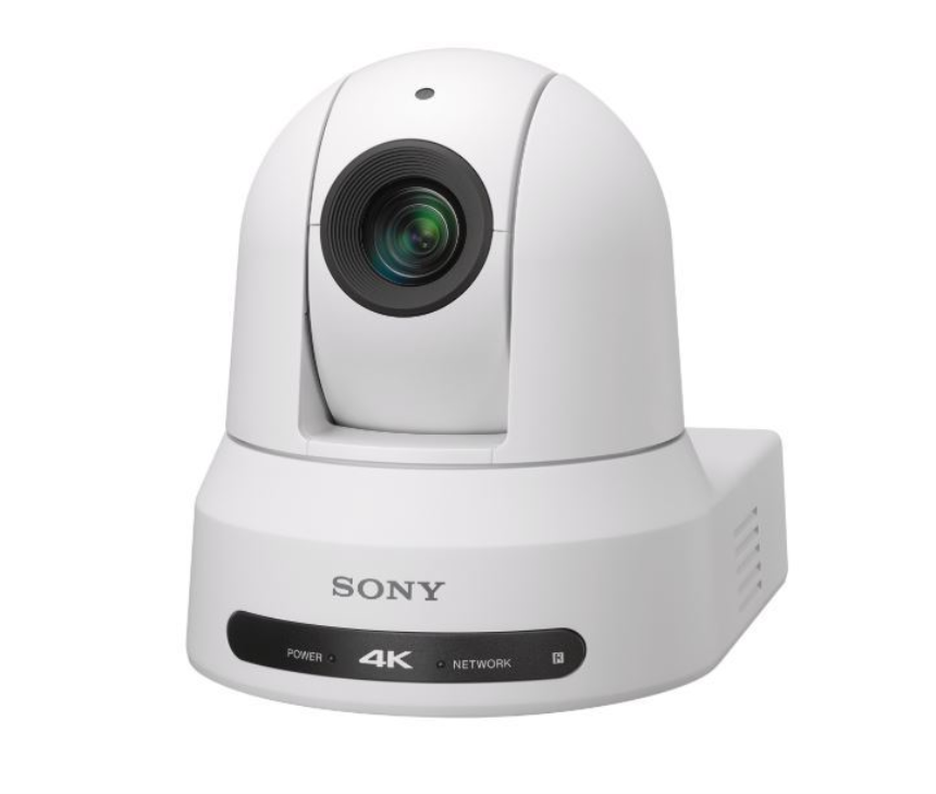 Sony - IP 4K Pan-Tilt-Zoom Camera with NDI&amp;#174;|HX*&amp;#185; capability - white color includes AC Adaptor