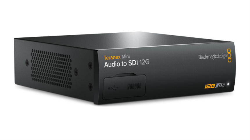 Blackmagic Teranex Mini - Audio to SDI 12G