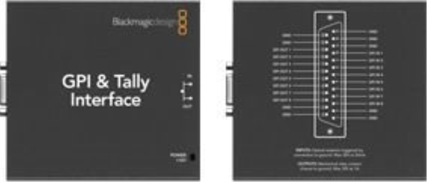 Blackmagic BM-SWTALGPI8 ATEM GPI and Tally Interface