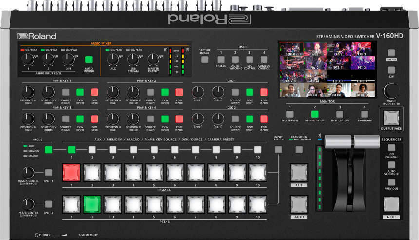 ROLAND STREAMING VIDEO SWITCHER