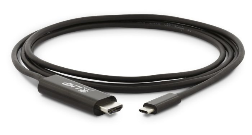 LMP USB-C zu HDMI 2.0 Kabel, USB 3.1 (m) zu HDMI 2.0 (m), Aufl&amp;#246;sung max. 4K@60Hz, 1.8 m, schwarz