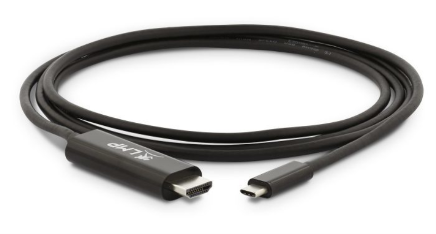 LMP USB-C zu HDMI 2.0 Kabel, USB 3.1 (m) zu HDMI 2.0 (m), Aufl&amp;#246;sung max. 4K@60Hz, schwarz, 1.8 m