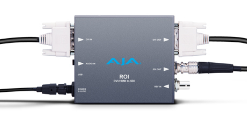 AJA ROI-HDMI-R0 - HDMI to SDI with Region of Interest Scaling and HDMI Loop Through