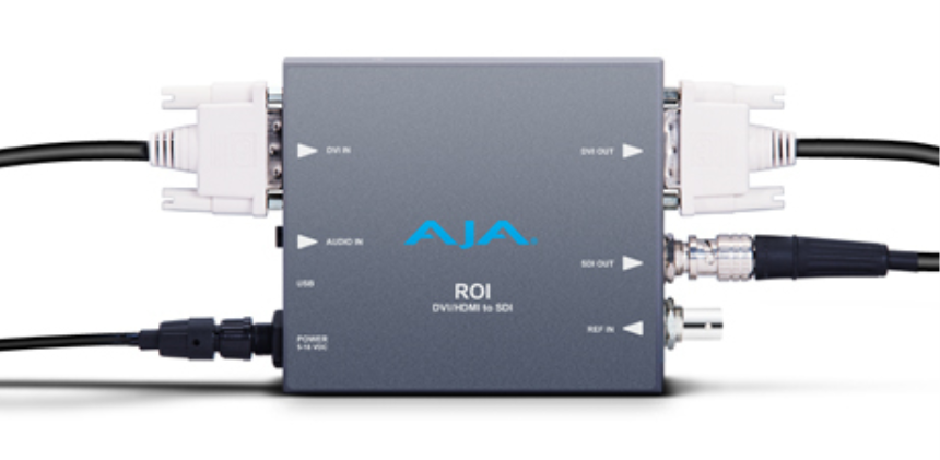 AJA ROI-HDMI -  HDMI to SDI with Region of Interest Scaling and HDMI Loop Through