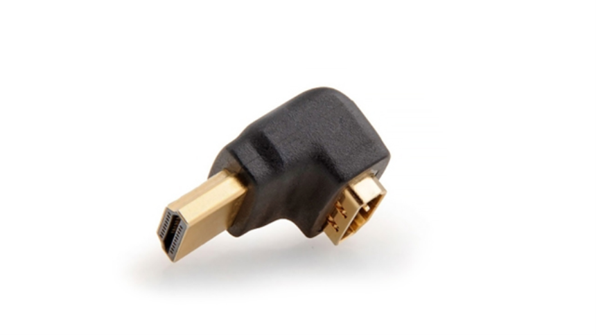 Male-Female Rechtwinkliger HDMI Adapter