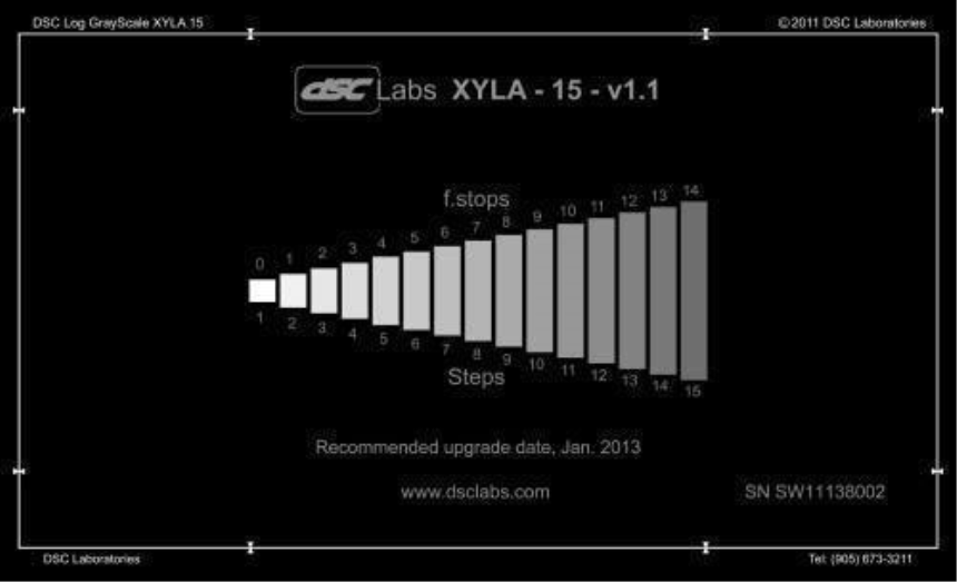 DSC Labs CDX1-80W Xyla 15 84 dB 15-step greyscale with built-in light source o/d 21.3x 13&amp;quot;  - Self-i