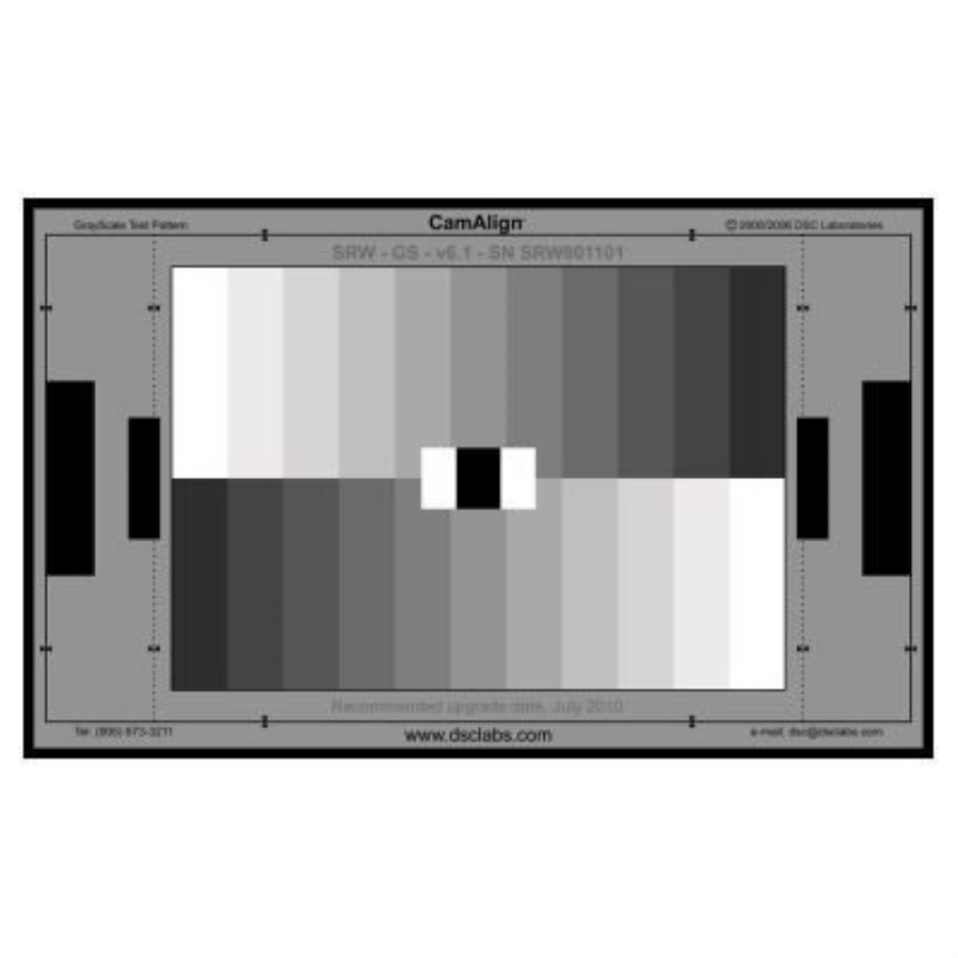 Graustufen (GS) HD Test Chart Maxi