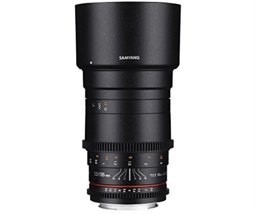 Samyang 135mm T2.2 VDSLR Sony E-Mount inklusive Zahnung f&amp;#252;r den Followfocus