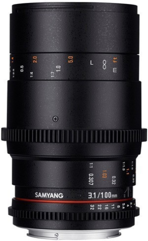 Samyang  100mm T3.1 Canon EF VDSLR II / DSLR II / Full Frame