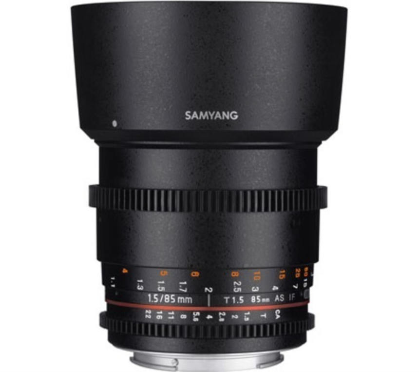 Samyang  85mm T1.5 Canon EF VDSLR II / DSLR II / Full Frame