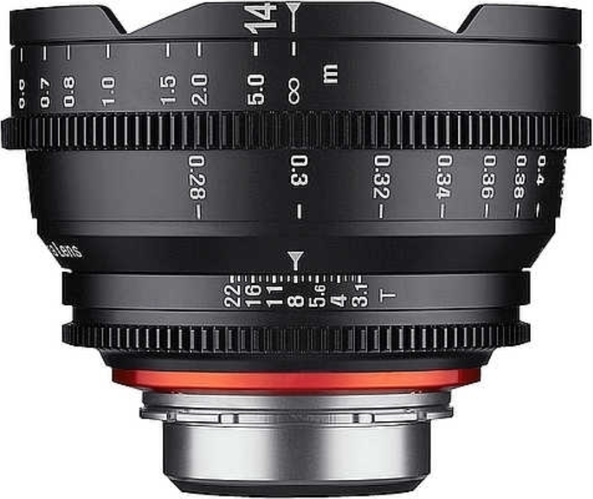Samyang XEEN 14mm T3.1 FF Cine Nikon / Formatabdeckung: Full Frame