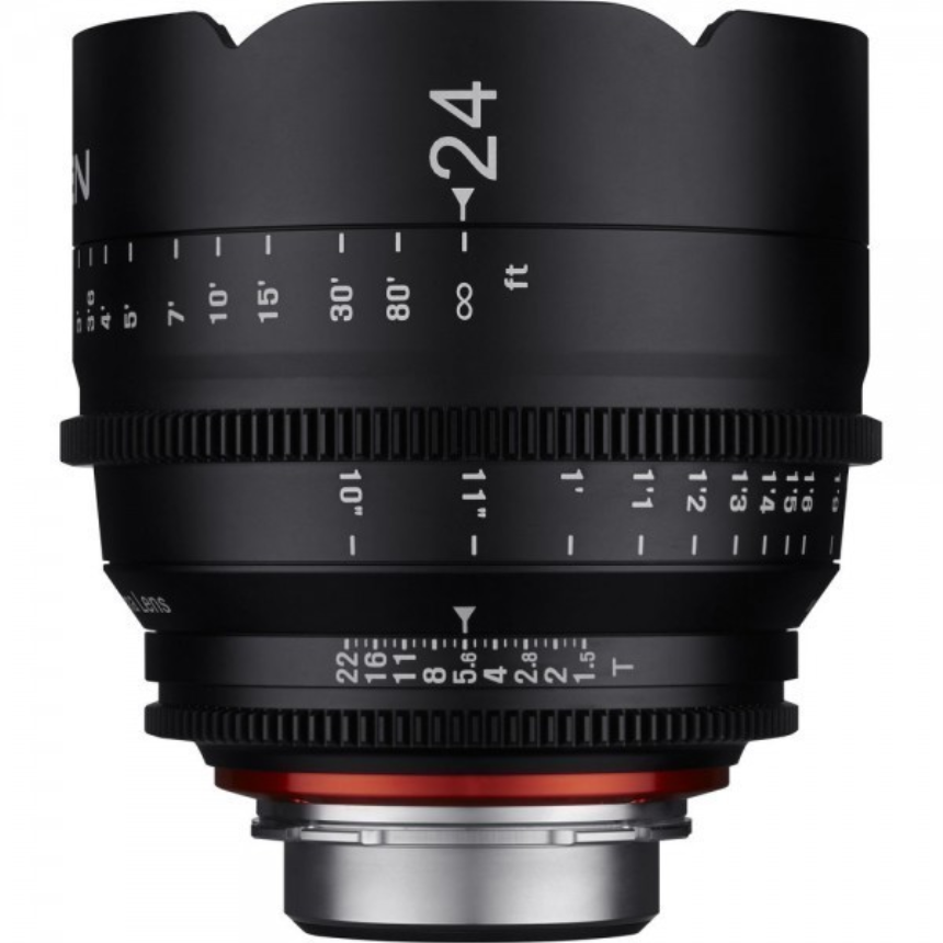 Samyang XEEN 24mm T1.5 FF Cine Nikon F / Formatabdeckung: Full Frame