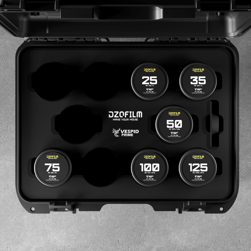 DZOFILM Vespid Prime 6-Lens Kit (25/35/50/75/100/125 T2.1)