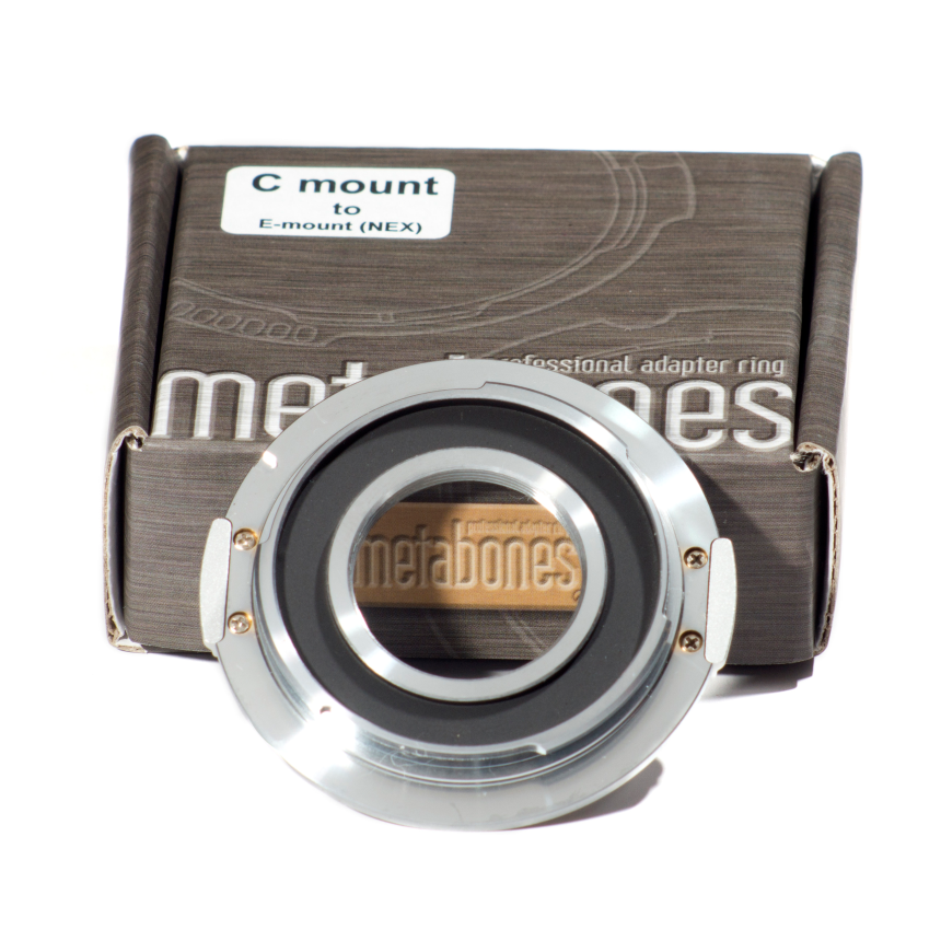 Metabones C-mount to E-mount/NEX (CHROME)