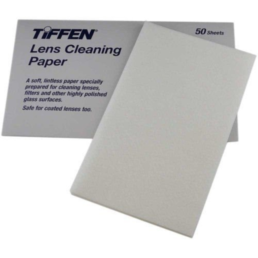 Tiffen EK1546027T Linsen Reinigungs papier Briefchen mit 50 Blatt &amp;#224; 11.5cm x 7cm