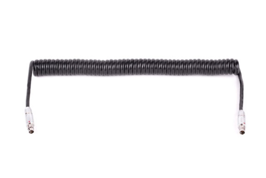 Wooden Camera Coiled 3pin to 3pin Fischer Cable