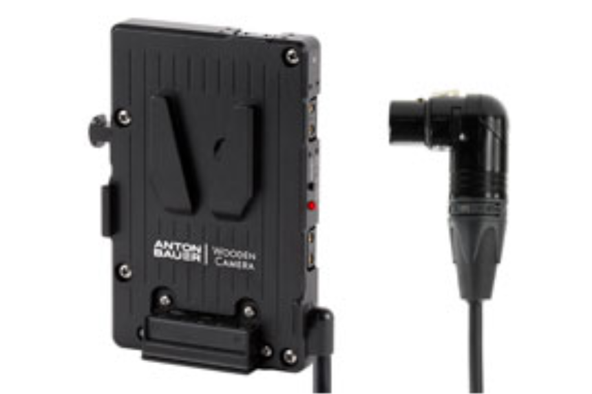 Wooden Camera - WC Pro V-Mount (4pin XLR Right Angle)