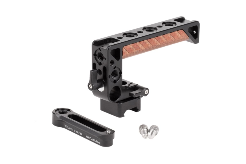 Wooden Camera - NATO Handle Plus V2 Kit (NATO ARRI 70mm Rail, 1.67&amp;quot; Screw Channel)