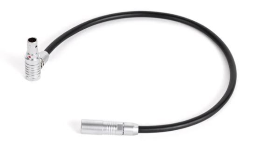 Wooden Camera RED Komodo 3pin Fischer Trigger Cable (12&amp;quot;, Inward Right Angle)