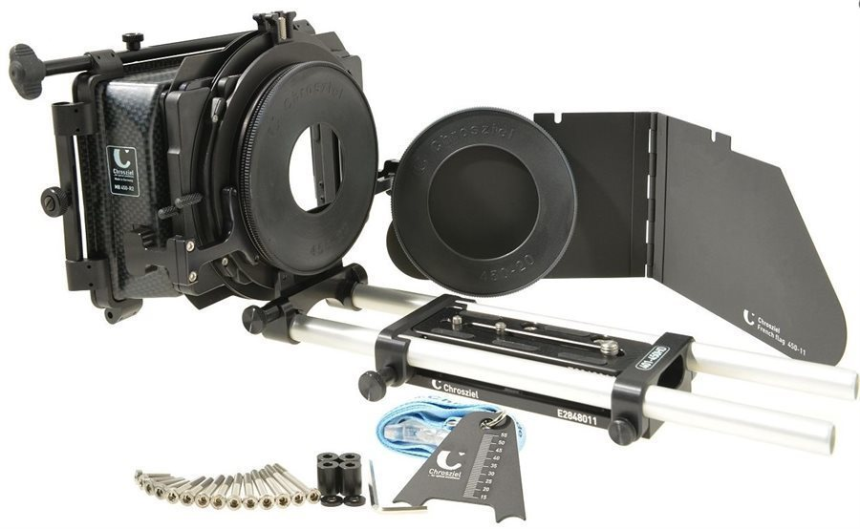 Kit MB 450R2 + LWS-15 HD Allround::  450-R2 MatteBox  mit Maske 16:9 (f&amp;#252;r  Standardoptik), French Fl