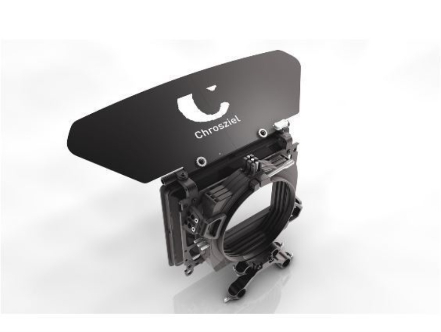 Chrosziel MatteBox MB 565 Triple, f&amp;#252;r Cine FullFrame  Kameras, beinhaltet:  *Klemmadapter mit &amp;#216; 150 