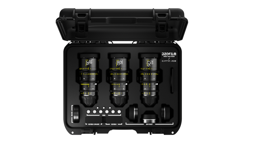 DZOFILM Catta Ace Zoom 3-Lens Kit (18-35/35-80/70-135 T2.9) Black