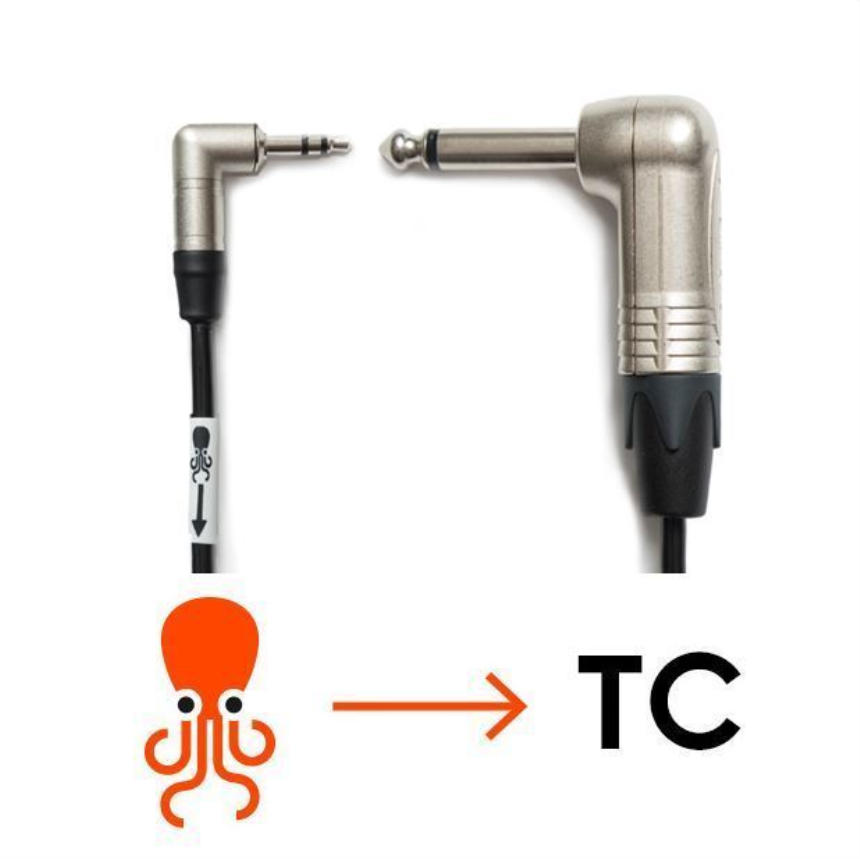 Tentacle to 6.3 mm Jack 90&amp;#176; – Timecode Cable