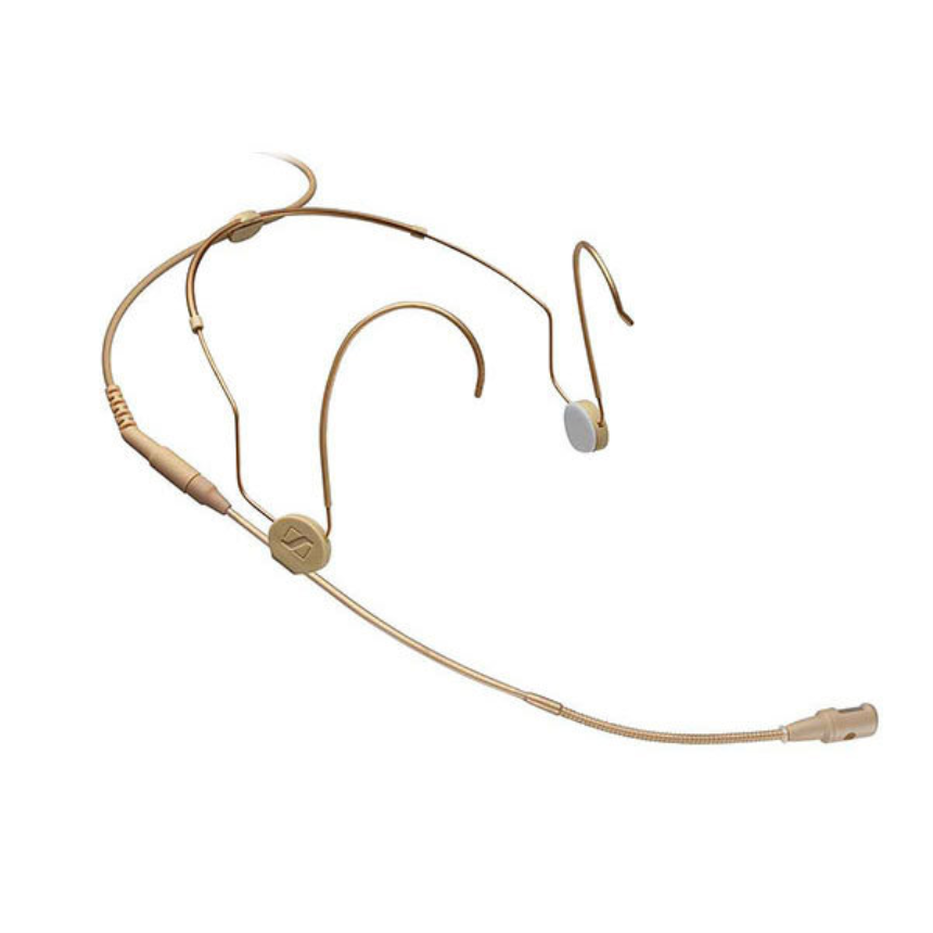 Sennheiser HSP 4-ew-3 Nackenb&amp;#252;gelmikrofon, Niere, Anschlusskabel, 1,6 m, 3,5 mm ew-Klinke, beige