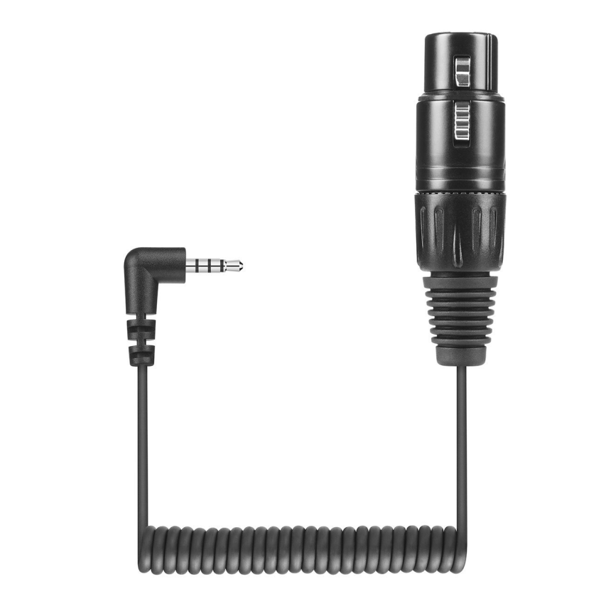 Sennheiser KA 600i Wendel-Mikrofonkabel, L&amp;#228;nge: 20 cm (ausgezogen 40 cm), XLR-3F -&amp;gt;  4 polige Minikl