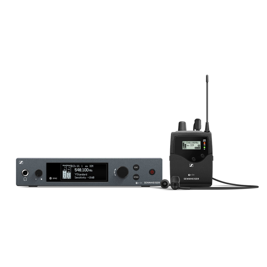 Sennheiser ew IEM G4-B Drahtloses Stereo InEar Monitoring Set. Enth&amp;#228;lt (1) SR IEM G4 Stereo-Sender, 