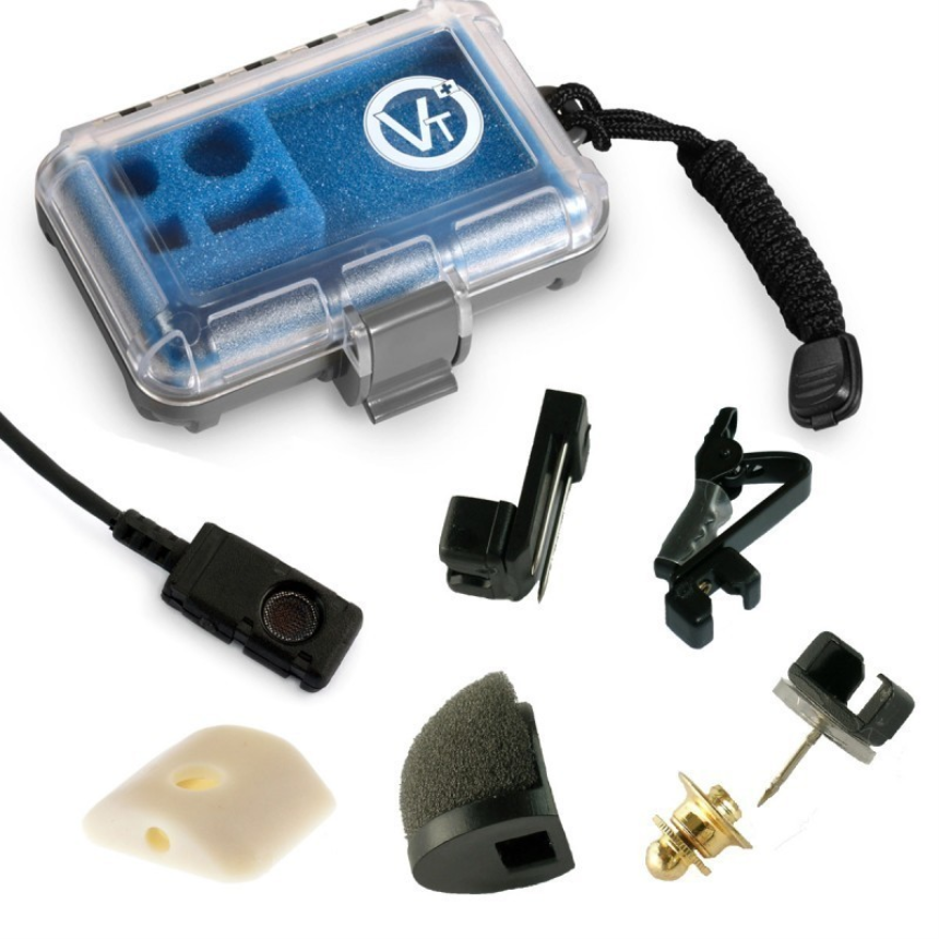 VT506 Elektret-Lavalier-Mikrofon, Kugel schwarz f&amp;#252;r Sennheiser