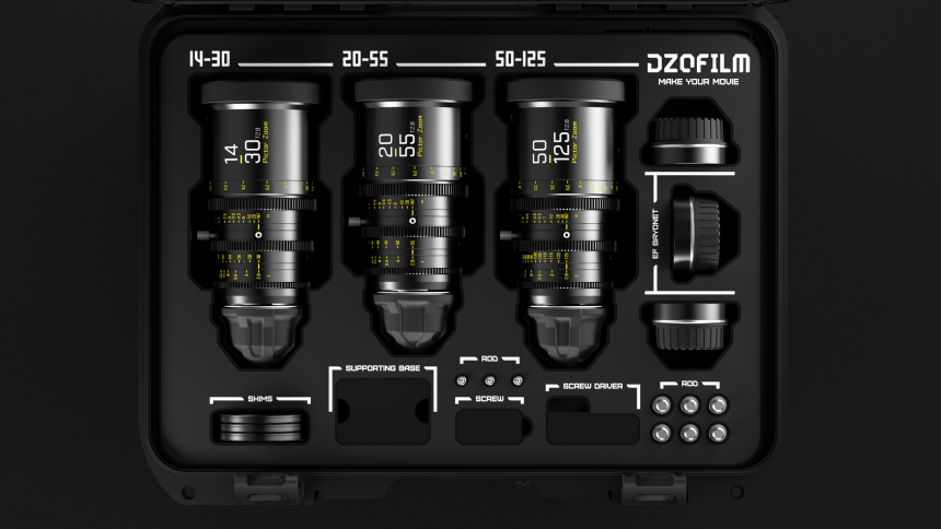 DZO Pictor Bundle 14-30mm / 20-55mm / 50-125mm T2.8 Schwarz