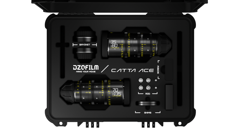 DZO Catta ACE Bundles 35-80mm / 70-135mm T2.9 - PL/EF Mount-Black