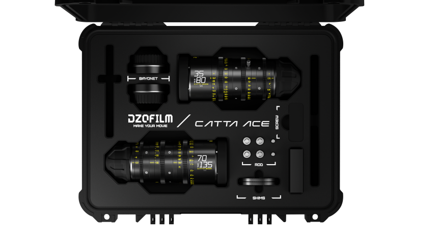 DZOFILM Catta Ace Zoom 2-Lens Kit (35-80/70-135 T2.9) Black