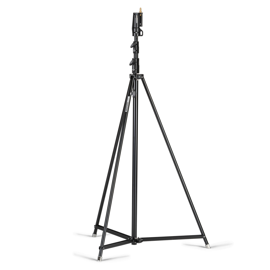 Manfrotto 111BSU - Tall Cine Stativ Schwarz, Verstellbares Bein