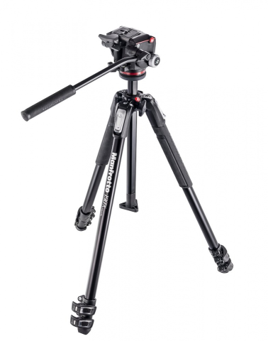 Manfrotto MK190X3-2W - 190X Alustativ mit Fluid MHXPRO-2W