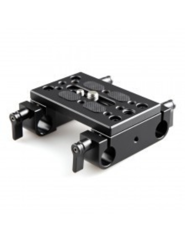 SmallRig Bottom Mount Plate with Dual 15mm Rod Clamp 1775