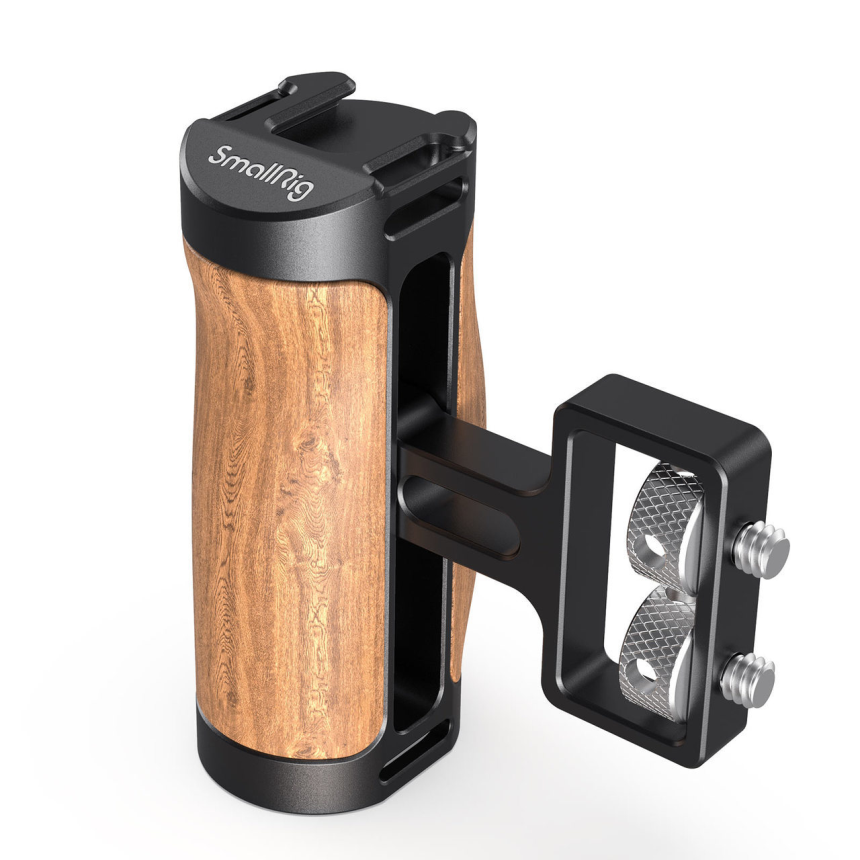 SmallRig Wooden mini Side Handle (1/4&amp;quot;-20 Screws) 2913