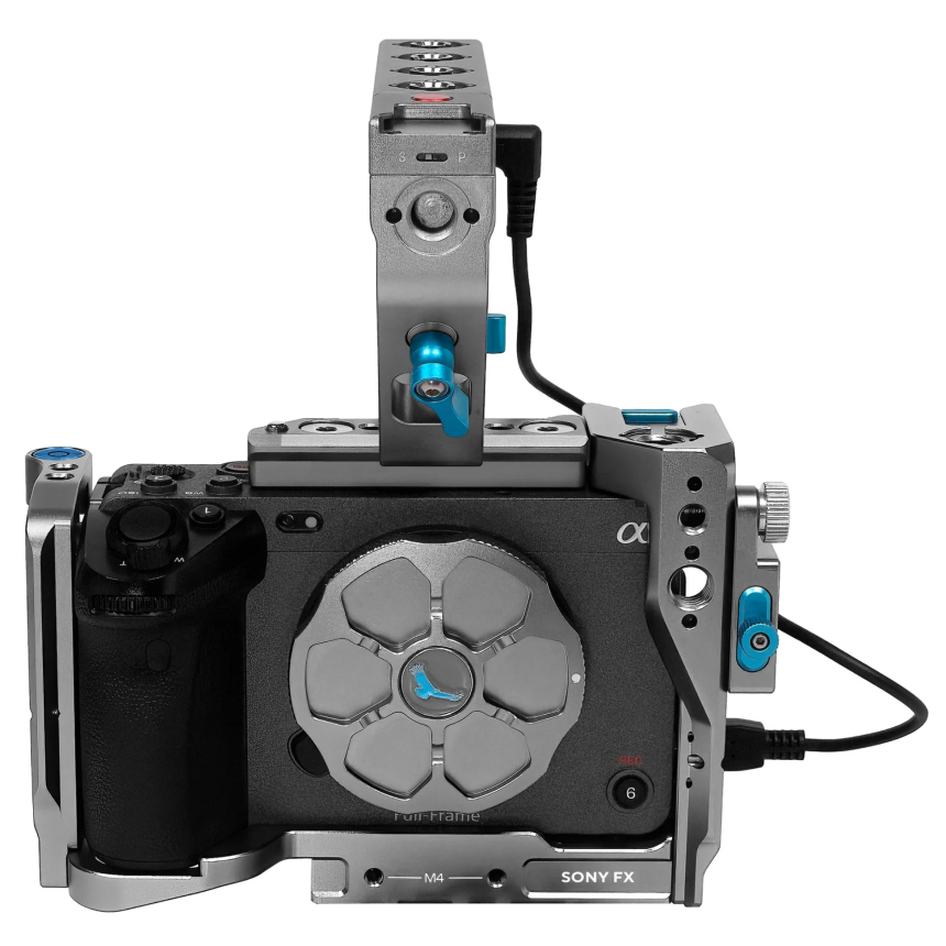 Kondor Blue Sony FX3/FX30 Cage - Space Gray Cage with Trigger Handle