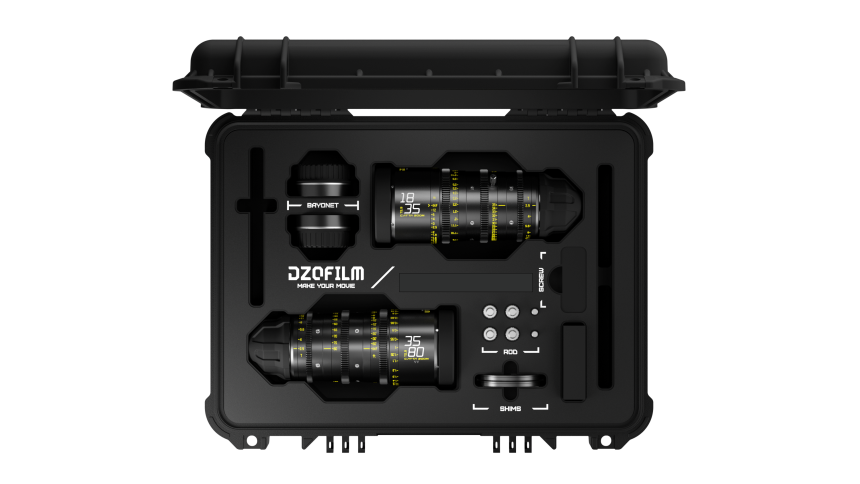 DZOFILM Catta Zoom 2-Lens Kit (18-35/35-80 T2.9) Black